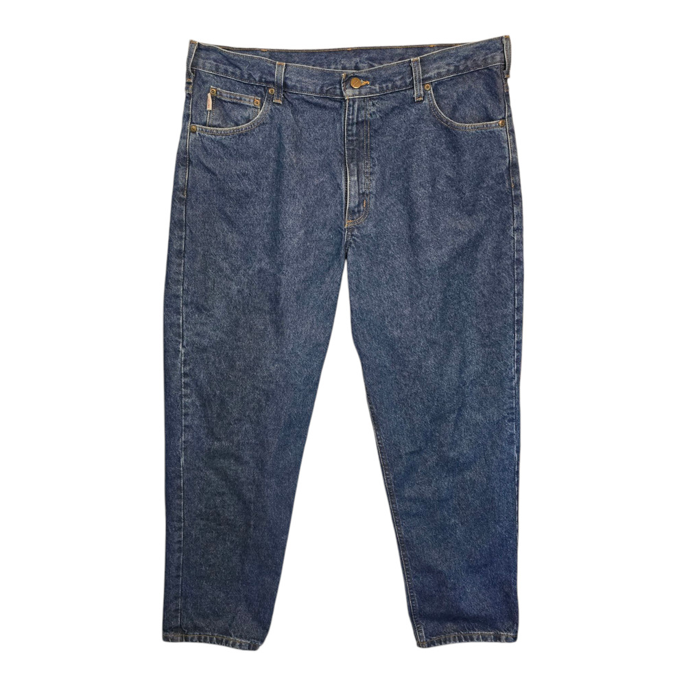Carhartt Jeans Mens 40x30 Blue Relaxed Fit Straight Leg Normcore **Irregular**